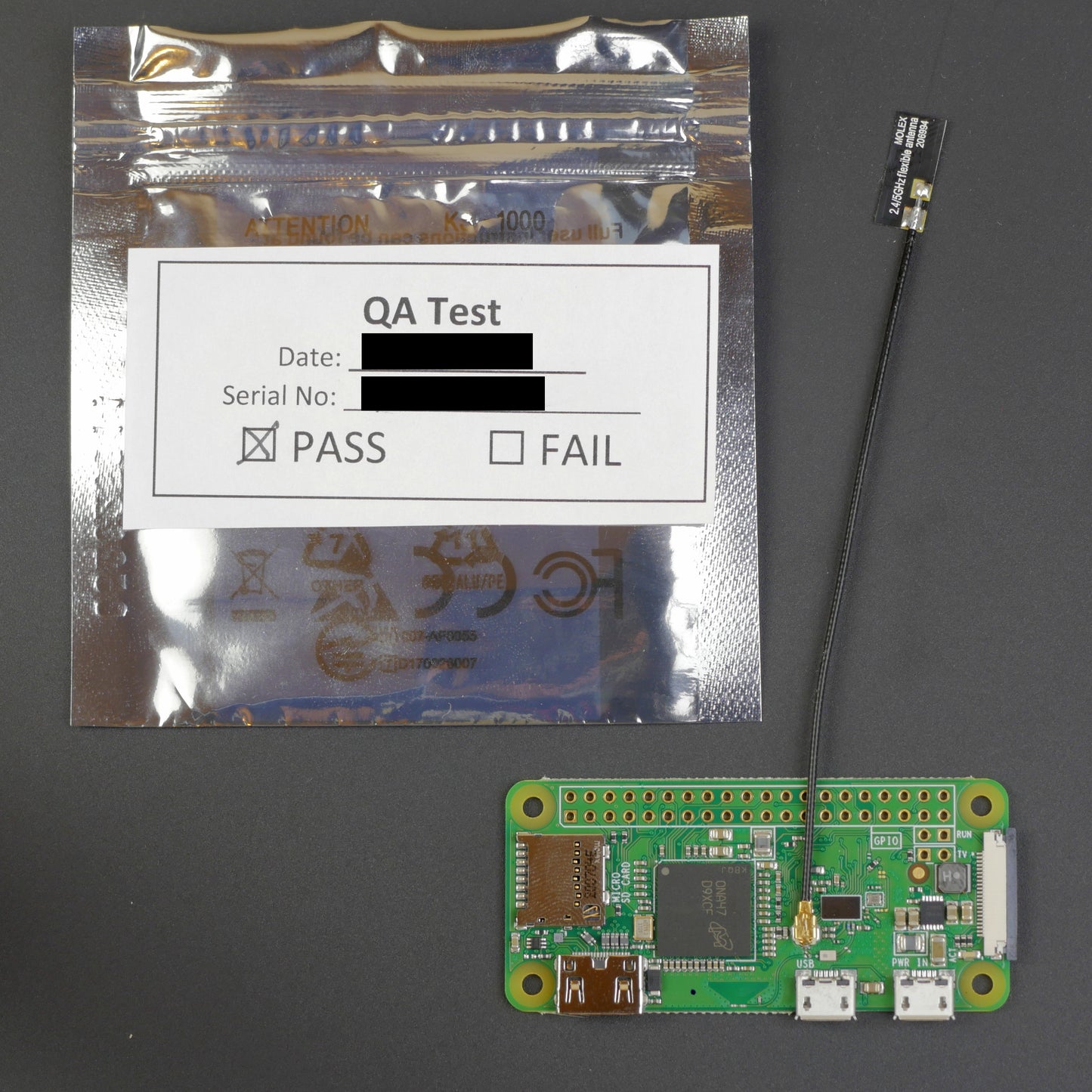Modification Service: Add External Antenna Connector (U.FL) to Raspberry Pi 5/4/3b/Zero W/Zero 2 W.