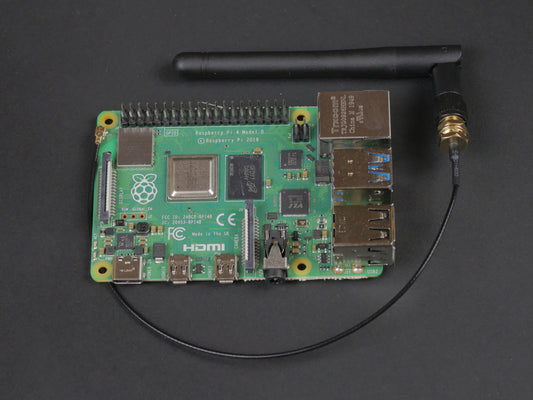 Raspberry Pi 4 Model B (2GB/4GB/8GB) with External WiFi Antenna Connector (U.FL)