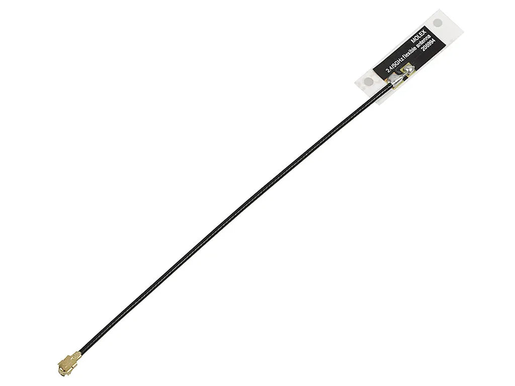 Wi-Fi Dual-Band Side-Fed Molex Antenna 100mm Cable w/U.FL Connector